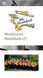 Mobile Screenshot of musikverein-hundsbach.de